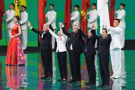 2025年相约粤港澳！全运会会旗顺利交接图片