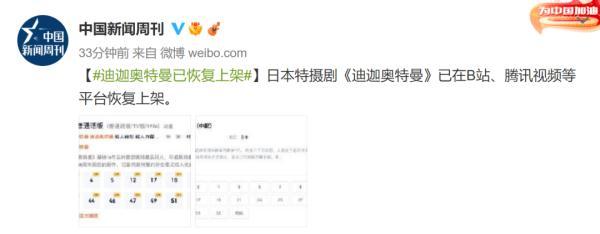 迪迦奥特曼恢复上架，网友：光回来了