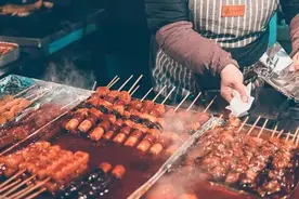 当烧烤遇见凉茶、健康遇见美味，吃就对了图片