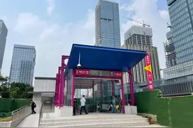 琶洲轨道交通建设提速，地铁18号线磨碟沙站开通图片