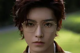 侯明昊复古雅痞眼睛造型苏感爆棚 质感高级西装加身绅士雅致图片