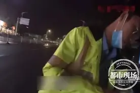 男子带2岁儿子酒驾，遭到埋怨后，怒扇妻子一巴掌图片