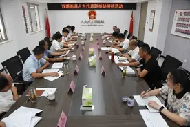 童炜鑫走进人大代表联络站接待人大代表和选民代表图片