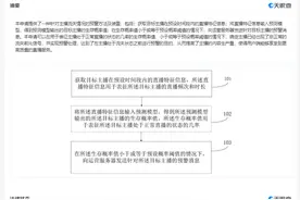 主播流动性过大？快手公开主播流失预警相关专利图片