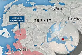 土耳其1800年前圆形斗兽场竟有VIP包厢，座位刻着名字图片