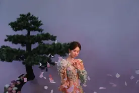 刘诗诗新写真化身花仙子 白纱遮面超凡脱俗美如画图片