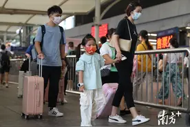 图集 | 国庆长假即将开启，广州火车站迎来客流高峰图片