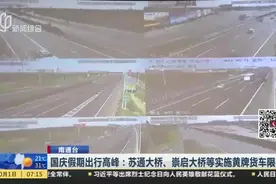 国庆假期出行高峰：苏通大桥、崇启大桥等实施黄牌货车限行视频封面