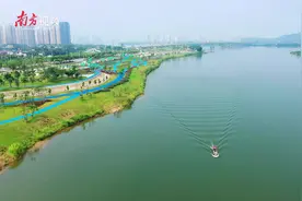 滩涂变公园！国庆首日，清远北江南岸公园全段贯通图片