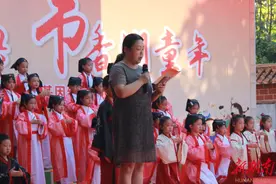 诗韵诵经典 书香润童年——砂子塘第二小学传承红色基因经典诵读活动图片