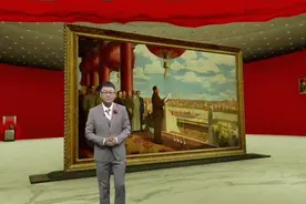 丹青绘巨作 礼赞新中国 |《美术经典中的党史》邀请您走近油画《开国大典》……图片