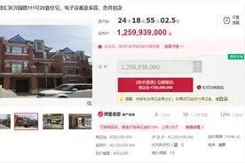20套上海豪宅12.6亿元降价再拍 资本大佬叶简明旗下豪宅成交盘点图片