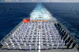 南海之上，海军第39批护航编队这样承诺图片