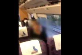 气愤！男子坐动车不戴口罩，遭质问竟还做出如此举动图片