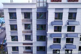 济南起步区居民安置样板区，新楼环保美丽都装太阳能图片