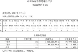 国庆休市后胜负彩首次开奖即爆2注500万！休市后首期14场已开售，含国足世预赛图片