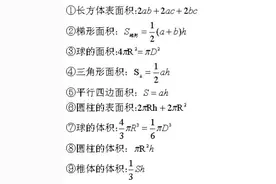行测｜数量关系公式大全，公考必备图片
