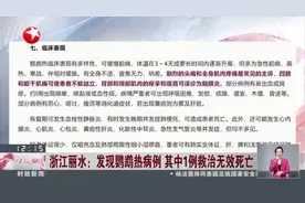 浙江丽水：发现鹦鹉热病例  其中1例救治无效死亡视频封面