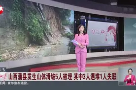 山西蒲县发生山体滑坡5人被埋  其中3人遇难1人失联视频封面