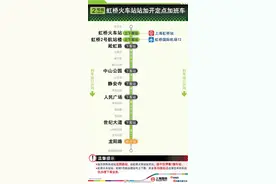 注意！今晚2号线虹桥火车站站定点加班车延至00:15图片