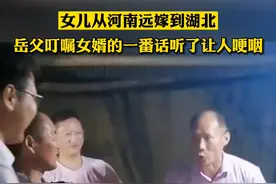 女儿从河南远嫁到湖北，岳父哽咽着叮嘱女婿：我养女儿二十多年，你必须对得起她视频封面