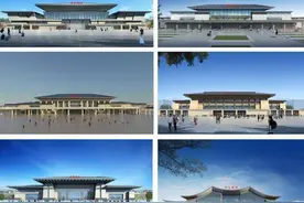鲁南高铁（济宁段）4个站房主体封顶，正进行内外装饰装修图片