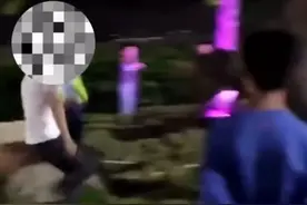 疑因孩子受惊吓，湖南一父亲游乐园内飞踹霸王龙，负责人：踹了3脚，扮演者是大学生图片