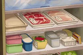 冰箱里的冻肉，原来只能放这么久图片