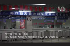 海南发布台风三级预警 琼州海峡全线停航
