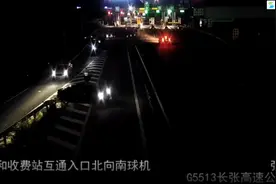 张家界：因走错匝道 一男子竟在高速路上倒车图片