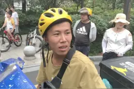 在杭救火的外卖小哥找到了！曾一天跑出100单，站长直夸：他相当拼图片