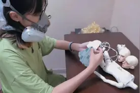 酷！21岁崇明女孩“玩娃娃”玩出新职业图片