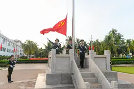 三沙永兴岛升旗仪式图片