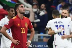 法国队战胜西班牙队获得欧洲国家联赛冠军图片