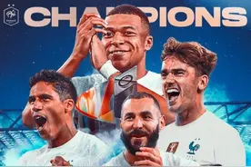 法国逆转西班牙欧国联夺冠 集齐四大赛冠军荣誉图片