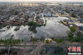 直击暴雨过后山西介休家园重建图片