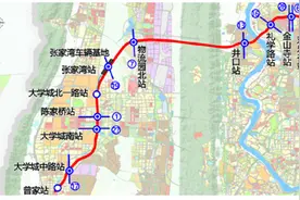 城轨快线15号线二期工程来了！2026年12月底全线通车图片