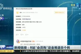 新闻链接：B站“会员购”定金难退非个例