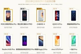 鲁大师Q3手机榜单公布：第一跑92万分图片