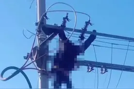 哈尔滨一男子作业时遭电击！身体多处被击伤图片