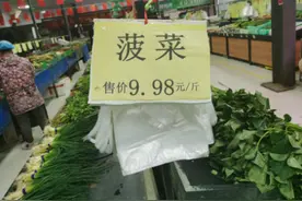 暗送“秋菠”？网传菠菜15元一斤比肉贵 记者实探郑州农贸市场图片