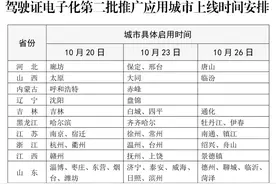 10月20日起，全省都能领电子驾照了图片