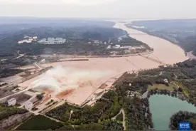 应对秋汛 黄河小浪底水库持续高水位运行图片