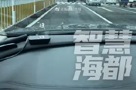 吓人！福州一小车行驶中钻出条蛇图片