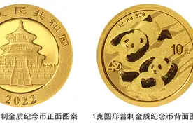 央行将发行2022版熊猫贵金属纪念币图片