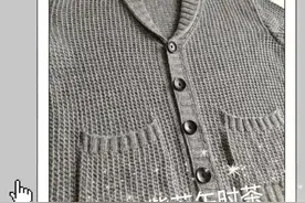 详细教程！适合老人家穿着的经典男款开衫（有编织说明）图片