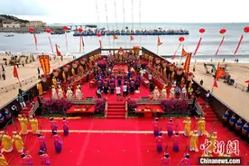 “妈祖故里”湄洲岛举行妈祖羽化升天1034周年纪念活动图片