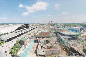 南宁国际空港综合交通枢纽将实现“无缝换乘”图片
