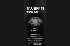 国际盲人节：他们看不见我们，但我们应该看见他们图片