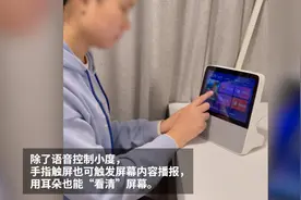 小度率先上线“视觉辅助”功能，为视障群体提供贴心服务图片